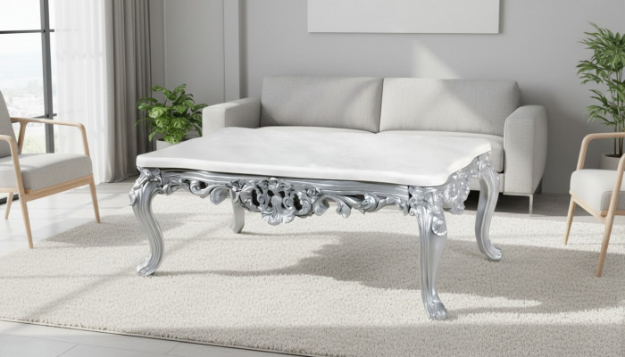 Barok rococo salontafel houten tafel bijzettafel bankbanktafels marmer