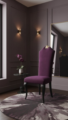 Stoel Troon Fauteuil Set Eetkamer Ontwerper Hout Antieke Stijl Barok Rococo