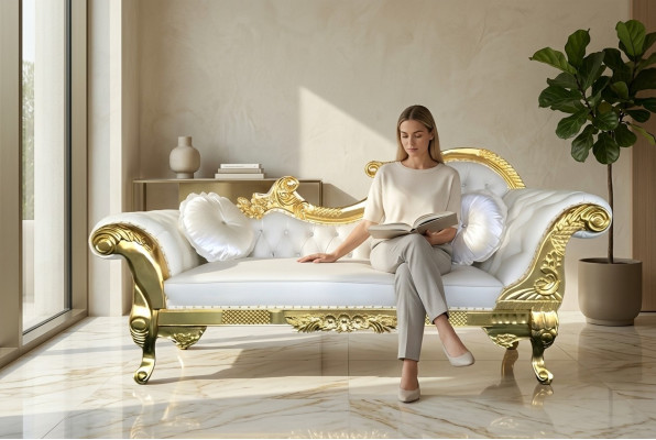 Edle Chesterfield Recamiere antik stil Chaiselongue Chaise Longue Sofa Liege Neu  Edle Chesterfield Recamiere in antieke stijl Chaiselongue Chaise Longue Sofa Ligstoel Nieuw