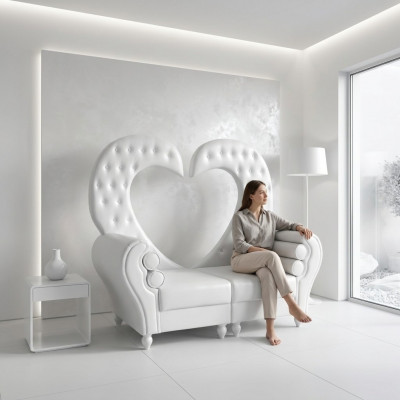 Bank Koninklijke gestoffeerde Chesterfield fluwelen 2-zitter antieke stijl fauteuil bankstellen