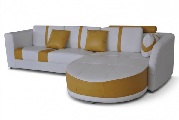 Leren Hoekbank Bank Bekleding Zitplaats Modern Design Meubelset