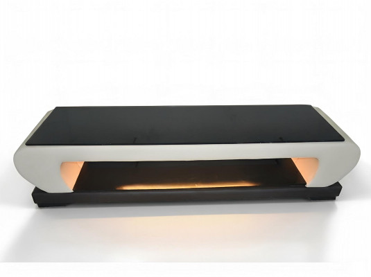 RTV TV-meubel LederTisch Designer Glazen Tafel TV-kast Nieuw Modern