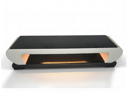 RTV TV-meubel LederTisch Designer Glazen Tafel TV-kast Nieuw Modern