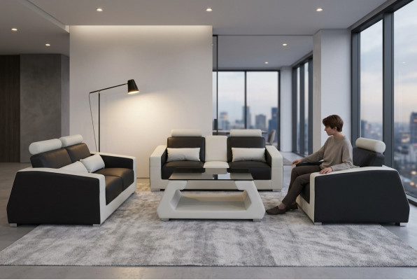 Zitbank bank banken bankstellen bankstel ontwerpgarnituren 3+2+1 fauteuil
