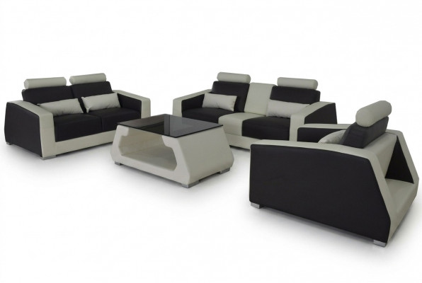 Zitbank bank banken bankstellen bankstel ontwerpgarnituren 3+2+1 fauteuil