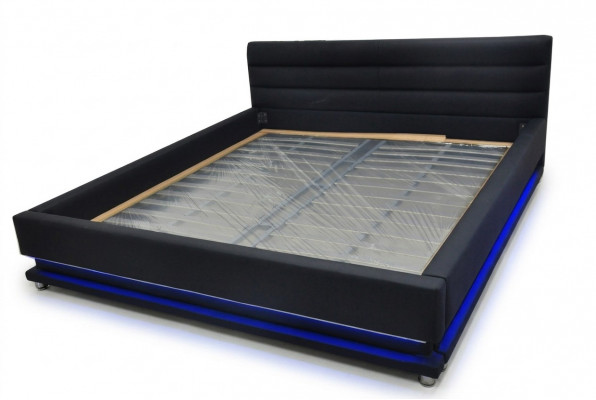 Luxueus lederen design gestoffeerde bedden dubbel modern 140/160/180/200 bed.