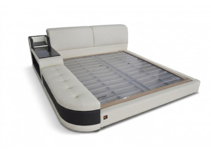 Ontwerp luxe bed gestoffeerde huwelijk moderne lederen hotelbedden 140/160/180/200.