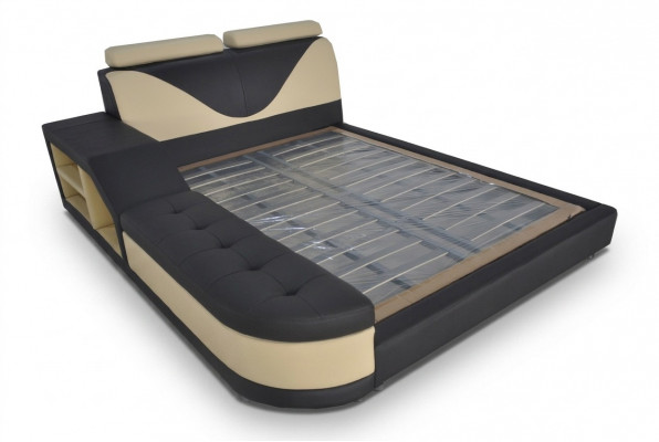 Ontwerp Luxe Bed Bekleding Huwelijk Hotel Moderne Bedden Leer 140/160/180/200 cm