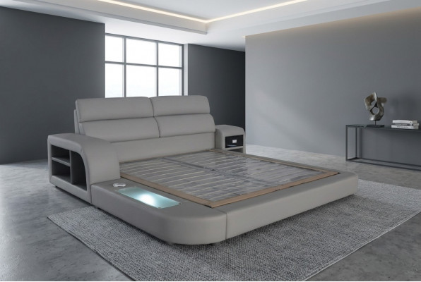 Luxe lederen design bekleding Moderne bedden Dubbel 140/160/180/200 Bed