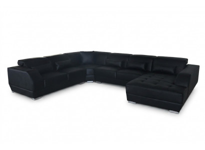 Eckbank Lederbezug Design Eckgarnitur Wohnlandschaft Sofas Neu Sofa