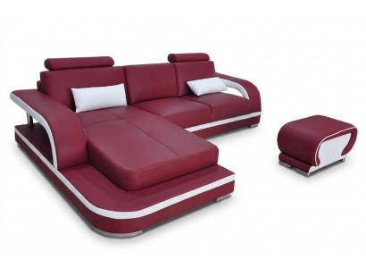Leder hoekbank bankstel luxe set hoekbanken banken bekleding