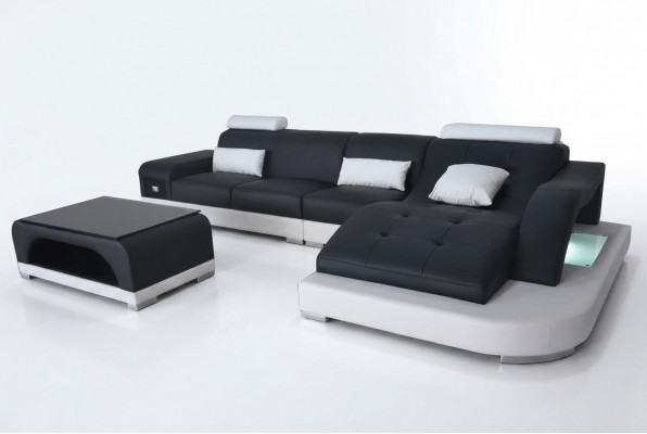 Leder hoekbank bank woonlandschap luxe set hoekbanken banken