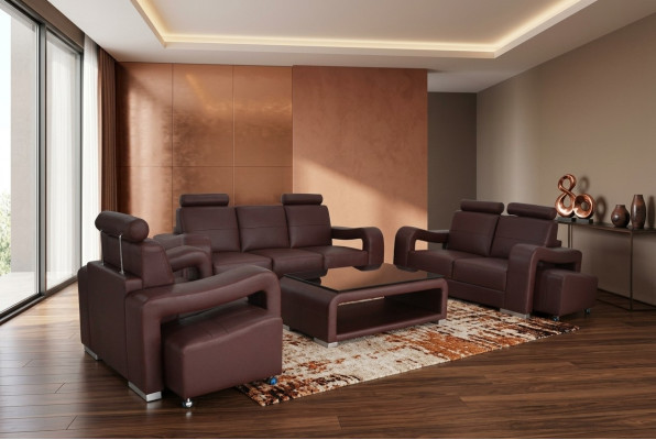 3+2+1 set leren bank bank gestoffeerde bank sofa's luxe nieuwe woonlandschap