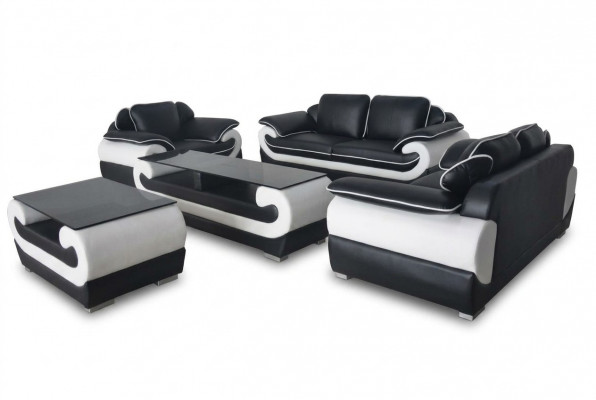 Sofa Bank Stoel Bekleding Compleet Set Salon 3+2+1 Banken Ontwerper Bankstellen