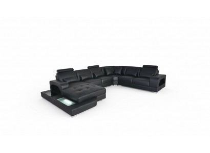 Ontwerp Lederen Bekleding Hoekbank Kamersofa Hoekbanken Landschapsontwerper Woonkamer
