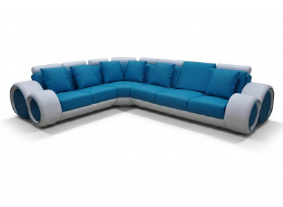 Ontwerp lederen bekleding XXL zitkamer hoek woonbank bank ontwerper