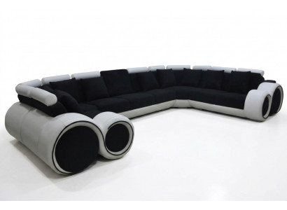Hoek Leer Modern XXL Bank Woonlandschap Leren Bank U-vorm A1163 +