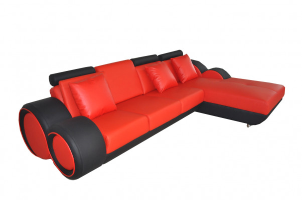 Ontwerp Bank Bank Eck Leder Eck Set Corner Landscape Bekleding L Vorm