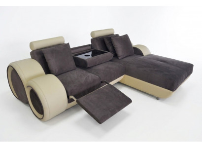 Design Bank Hoekbank Leren Hoekbank Hoekbank Landschap Bekleding L-vorm