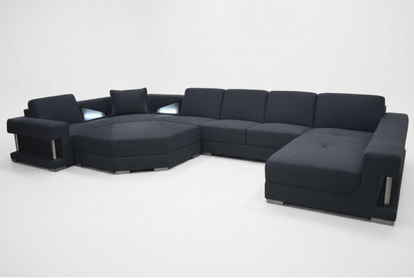 Eckbank Sofa Bank Bekleding Hoek Woonkamer Landschap Ontwerper BankenTextil A1131-