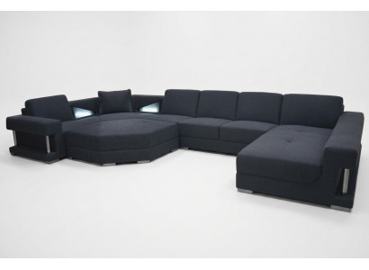 Eckbank Sofa Bank Bekleding Hoek Woonkamer Landschap Ontwerper BankenTextil A1131-