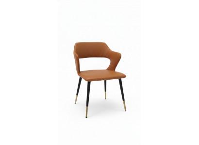 Ontwerp fauteuil metaal gestoffeerd lounge clubstoel zitplaats ontspan luxe kamer wacht nieuw