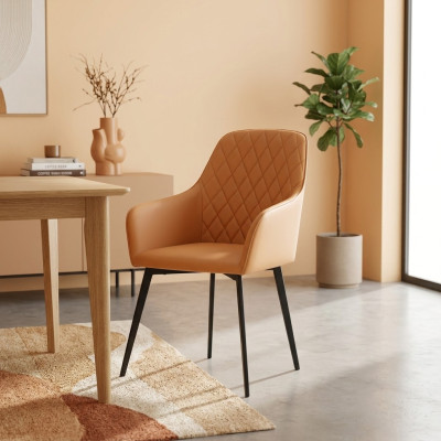 Stoel 1x bekleding stoel TV-lounge club leder textiel stoel fauteuil ess nieuw hout