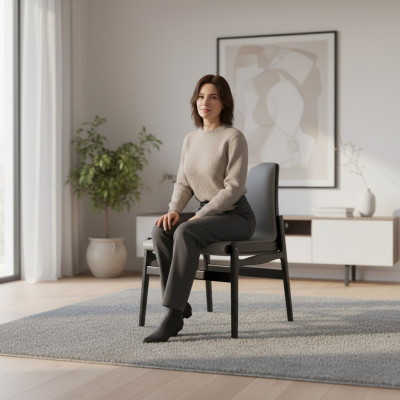 Ontwerpstoelen Stoelen Beklede Eetkamer Woonkamer Fauteuil Lounge Club Meubels Keuken