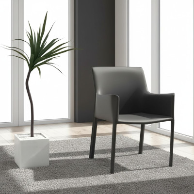 Ontwerp leunstoelen gestoffeerde eetkamer club keuken lounge woonmeubelen stoel fauteuil