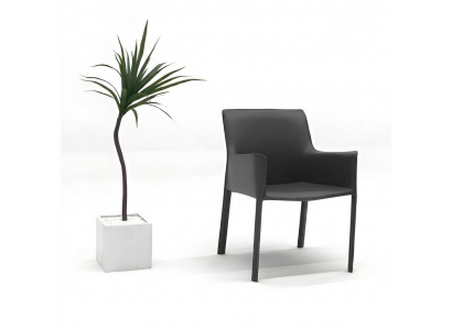 Ontwerp leunstoelen gestoffeerde eetkamer club keuken lounge woonmeubelen stoel fauteuil