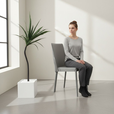 Ontwerp Stoel met Armleuning Stoelen Beklede Eetkamerstoelen Club Keuken Lounge Woonmeubelen.