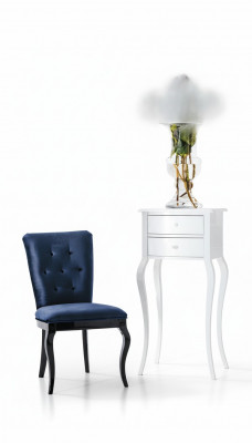 Stoel Fauteuil Rugleuning Zitkussen Designer Stoelen Chesterfield Stof Hoogglans
