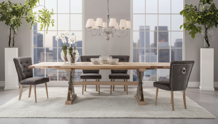 Chesterfield Designer stoel met klopper eetkamerstoelen gestoffeerde zitplaatsen