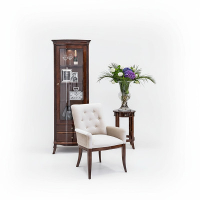 Witte Chesterfield fauteuil tv-stoel relaxfauteuil luxe design eenzitter