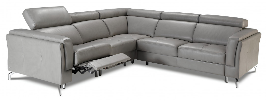 Thuisbioscoopbank Slaapbank Bekleding Banken Hoekopstelling Relax Voetsteunen Leer