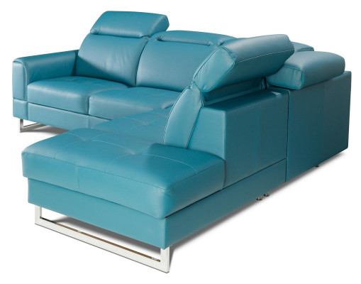 Lederen zitmeubels Designer woonlandschap hoekbank sofa bank L-vorm nieuw.