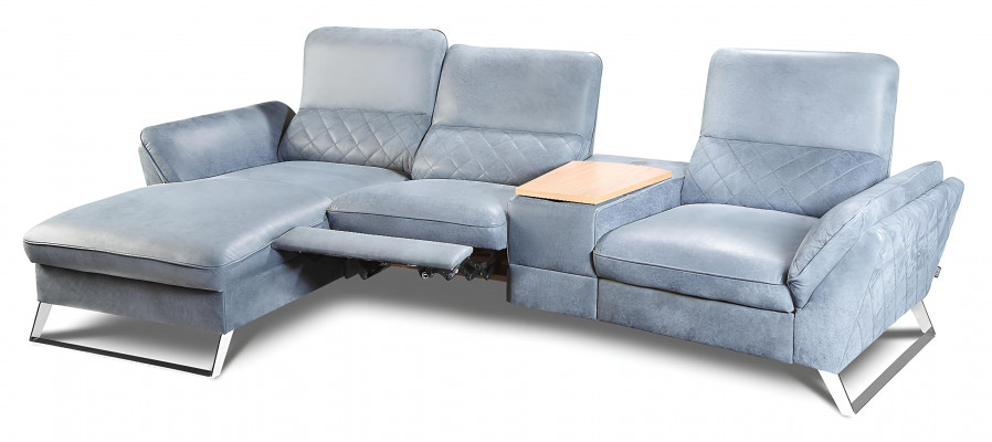 Thuisbioscoop Sofa Bank Bekleding Leder Banken Sofas Hoekset Relax Voetsteunen