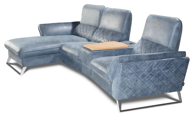 Thuisbioscoop Sofa Bank Bekleding Leder Banken Sofas Hoekset Relax Voetsteunen