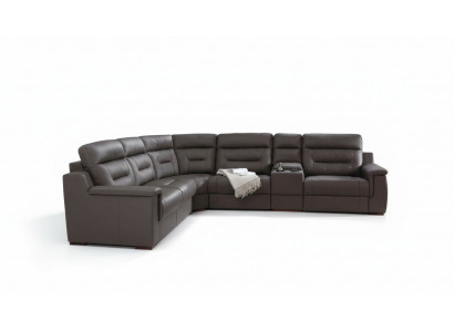 Hoekbank met opbergruimte, koellade, slaapfunctie, slaapsbank, sofas, gestoffeerd woongedeelte.