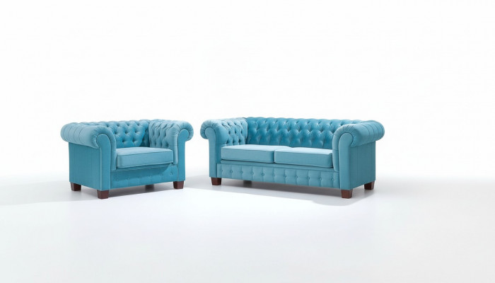 Leder Design Bank Bekleding Zit 3+1+1 Set Sofa Sets Sofas Kunstleer