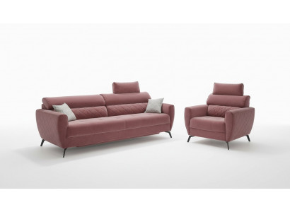 Lederen designbank gestoffeerde zit 2+1 sofa sets kunstleren set nieuw