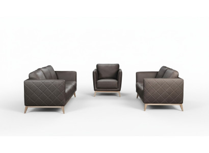 Leren designbank bekleding zitset sofa sets kunstleer 3+2+2 nieuw