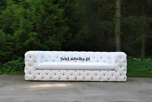 XXL Design Bank Bank Bekleding 4-zits Engelse Chesterfield Velours Banken Couches