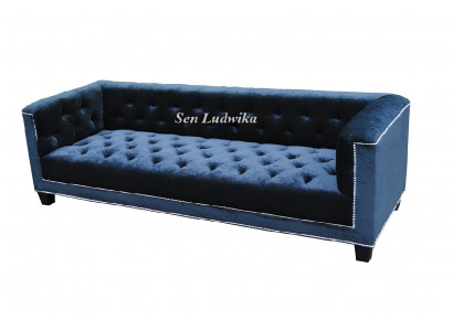 Elegante design bank gestoffeerde Chesterfield bank bankstellen banken driezits fluweel