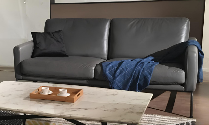 Luxe design zitmeubelset sofa bankstel bekleding set leer 2+1+1 banken
