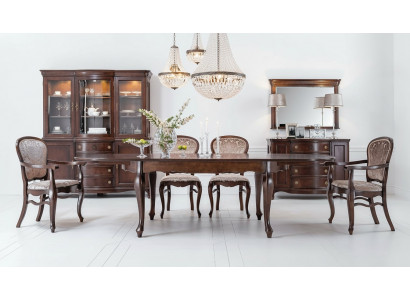 Klassieke antieke stijl Eettafel Woonkamer Houten Tafels XXL Groot Nieuw