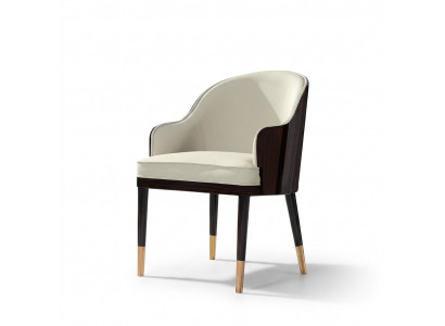 Stoel 1x Eetkamer Beklede Stoel TV Lounge Club Lederen Textiel Zit Fauteuil