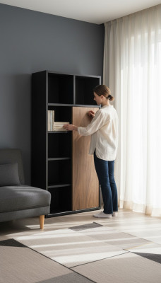 Kantoorarchiefrek kast Houten planken Kasten Kantoor Universeel Nieuwe Vitrine