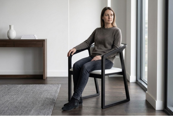 Fauteuil Metaal Ontwerp Bekleding Lounge Club Stoel Zit Ontspanning Luxe Kamer Eet Nieuw