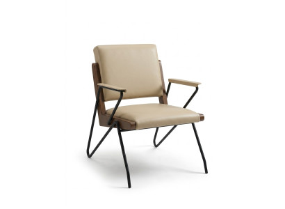 Fauteuil Club Lounge Armleuning Bank Bankstel 1-Zits TV Nieuw Lederen Stoel Designer